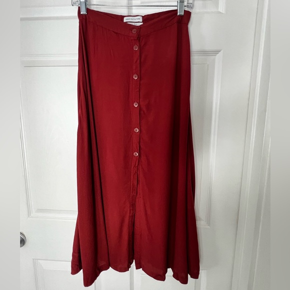 Urban Outfitters  A-Line Skirt Button Up Sz M - Picture 2 of 8